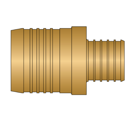 Picture of 29263NL LLC 2"X1-1/4" PEX BRS COUPLING